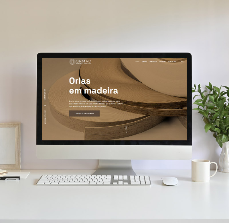 Lançamento de novo website moderno e interativo